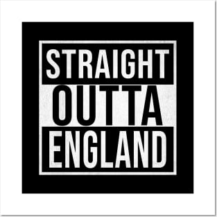 Straight Outta England - Gift for England With Roots From English Posters and Art